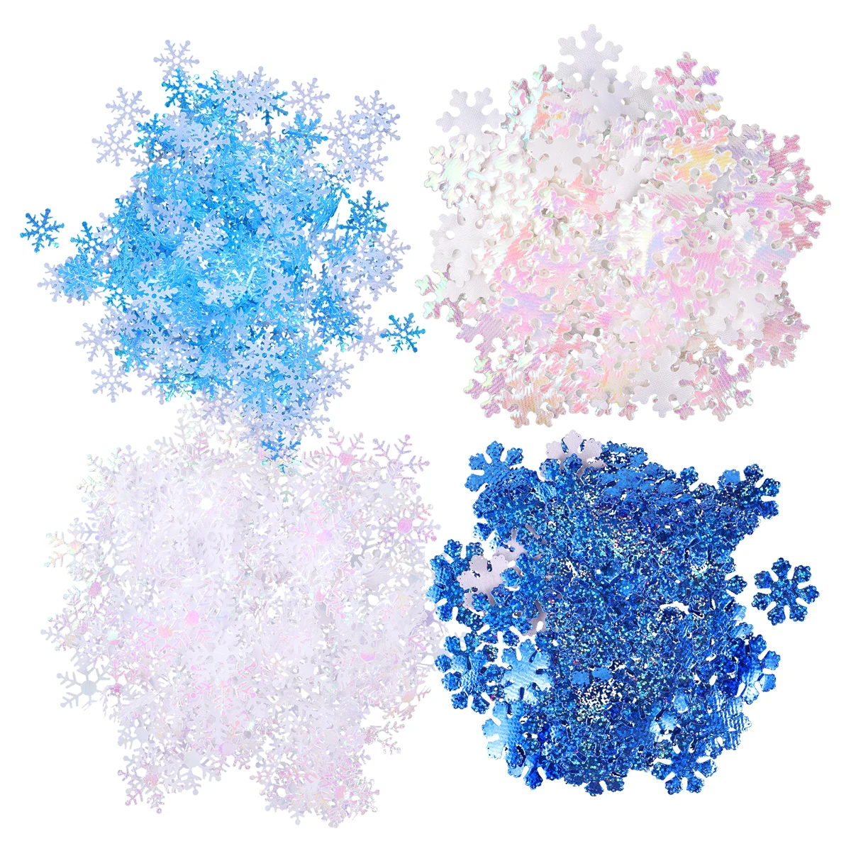 700 Pcs Snowflakes and Confetti Pieces Christmas Table Scatter Winter Diy for Tables Decorations
700 Pcs Snowflakes and Confetti Pieces Christmas Table Scatter Winter Diy for Tables Decorations