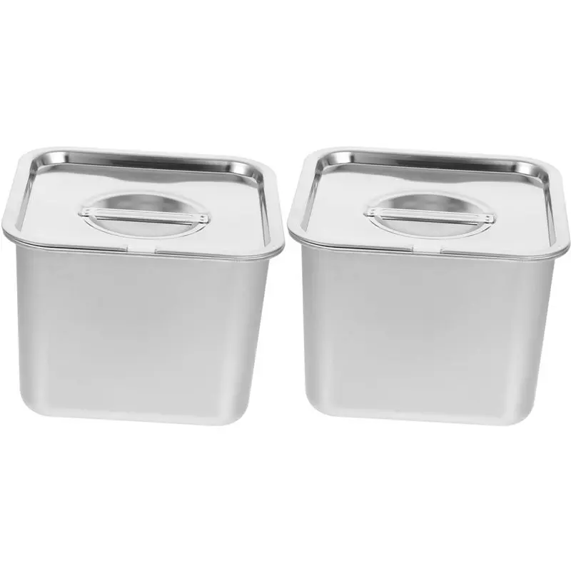Hot Sale-2X Stainless Steel Ice Cream Container Airtight Lid Freshness Preservation Versatile Food Storage Box
Hot Sale-2X Stainless Steel Ice Cream Container Airtight Lid Freshness Preservation Versatile Food Storage Box