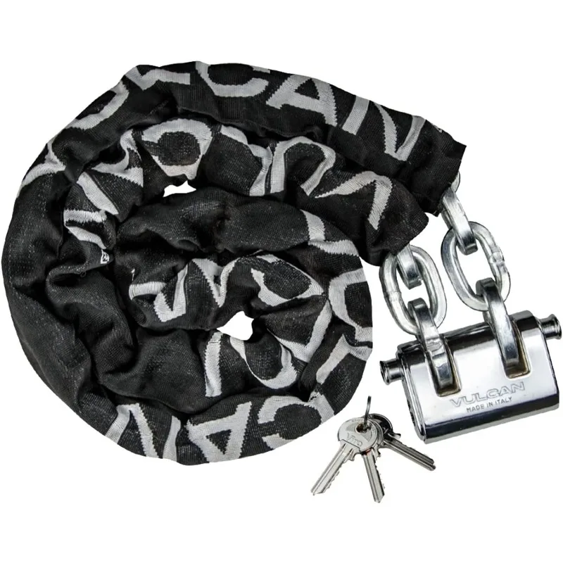 VULCAN Security Chain and Lock Kit - Premium Case-Hardened - 5/16 Inch x 6 Foot (+/- 1.5 Inches) - Chain Cannot Be Cut with Bolt
VULCAN Security Chain and Lock Kit - Premium Case-Hardened - 5/16 Inch x 6 Foot (+/- 1.5 Inches) - Chain Cannot Be Cut with Bolt