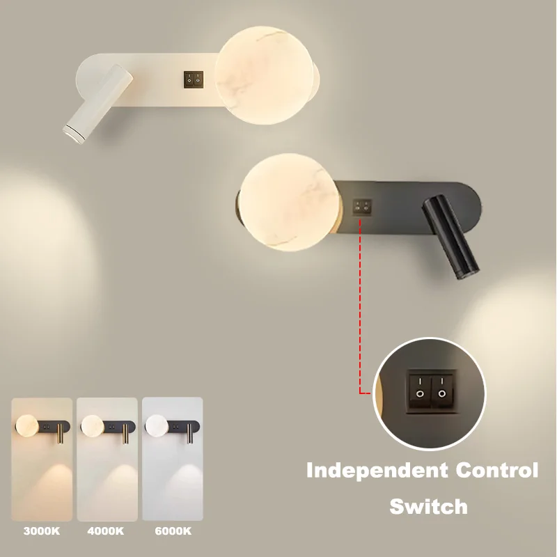 3D Printed Ball LED Wall Lamps with Independent ON/OFF Switch Hardwired 350° Rotatable Spotlight Wall Lights Wall Sconce Lights
3D Printed Ball LED Wall Lamps with Independent ON/OFF Switch Hardwired 350° Rotatable Spotlight Wall Lights Wall Sconce Lights