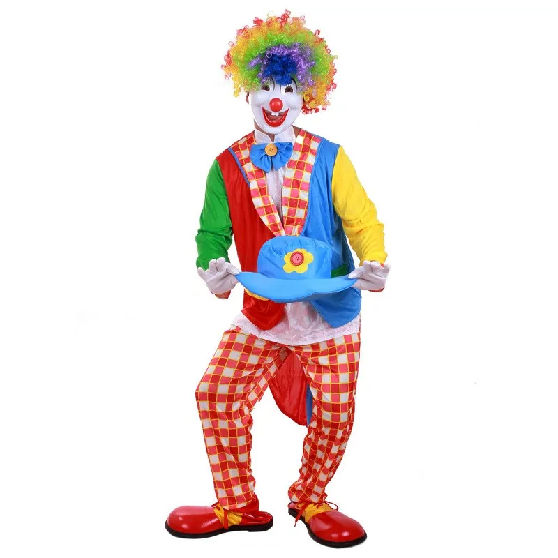 Adult Halloween Clown Performance Costume Makeup Dance Party Clown Clothes Clown Suit Clown Mask Set Wig Funny Outfit Set
Adult Halloween Clown Performance Costume Makeup Dance Party Clown Clothes Clown Suit Clown Mask Set Wig Funny Outfit Set