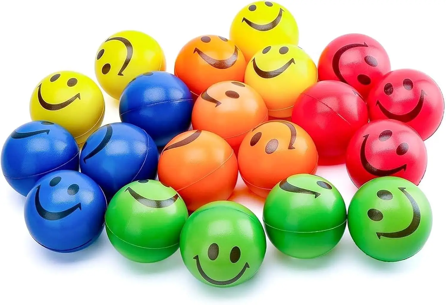 20 Pack Smile Stress Balls for Kids Adults, 2.5 Inch Squeeze Toys for Anxiety Relief, Sensory Fidget Toys for Classroom Prizes, Office Gifts, Party Favors
20 Pack Smile Stress Balls for Kids Adults, 2.5 Inch Squeeze Toys for Anxiety Relief, Sensory Fidget Toys for Classroom Prizes, Office Gifts, Party Favors