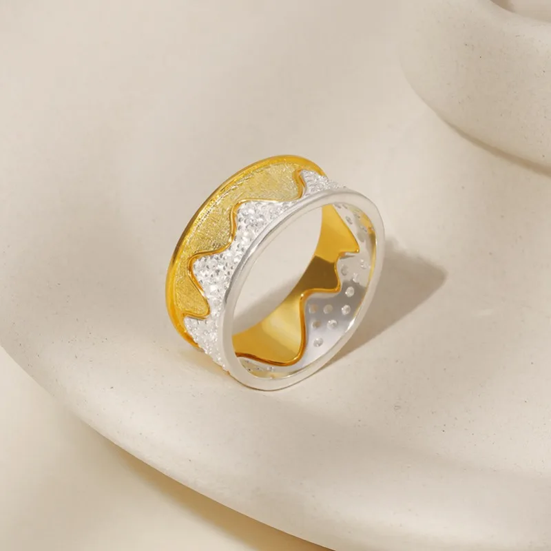INATURE 925 Sterling Silver Trendy Irregular Curved Line Open Finger Rings For Women Personality Geometric Ring Party Jewelry
INATURE 925 Sterling Silver Trendy Irregular Curved Line Open Finger Rings For Women Personality Geometric Ring Party Jewelry