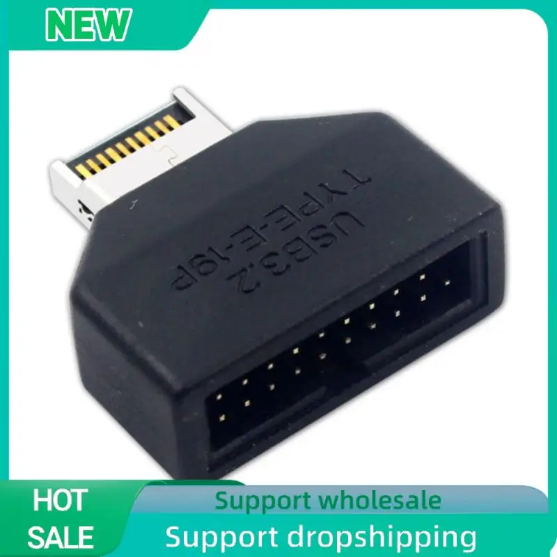 Твердый USB-адаптер USB3.2 Type-E 19Pin/20Pin на 19P для настольных материнских плат, поддержка передних расширителей типа A и Type-C
Твердый USB-адаптер USB3.2 Type-E 19Pin/20Pin на 19P для настольных материнских плат, поддержка передних расширителей типа A и Type-C
