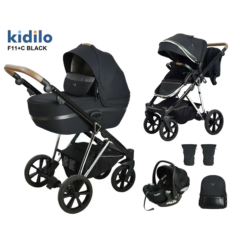 Kidilo stroller high landscape can sit and lie down F11C to 3 years old newborn stroller two-way three-in-one baby cart
Kidilo stroller high landscape can sit and lie down F11C to 3 years old newborn stroller two-way three-in-one baby cart