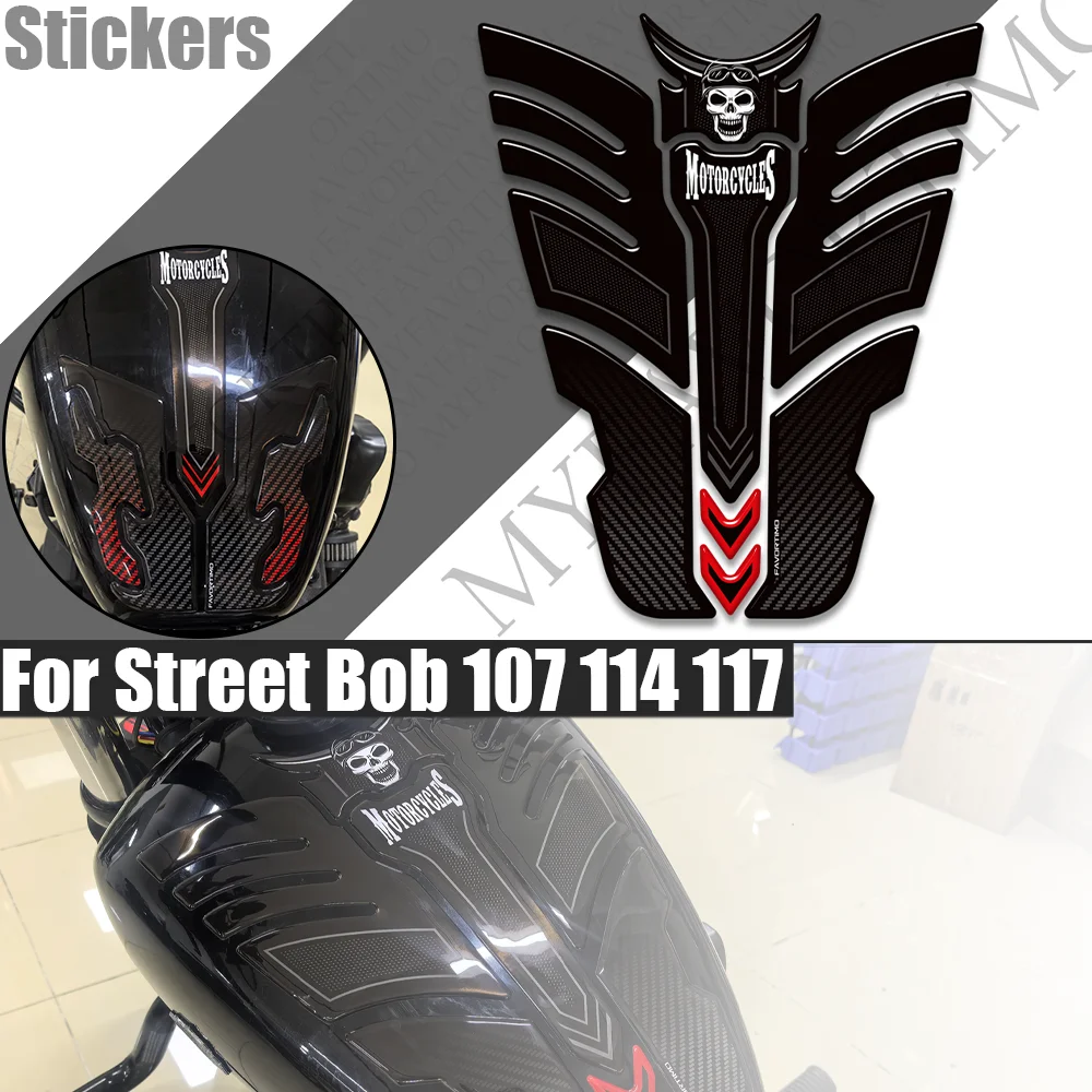 For Street Bob 107 114 117 Motorcycle Tank Pad TankPad Cap Grips Gas Fuel Knee moto Stickers Decals Protection
For Street Bob 107 114 117 Motorcycle Tank Pad TankPad Cap Grips Gas Fuel Knee moto Stickers Decals Protection