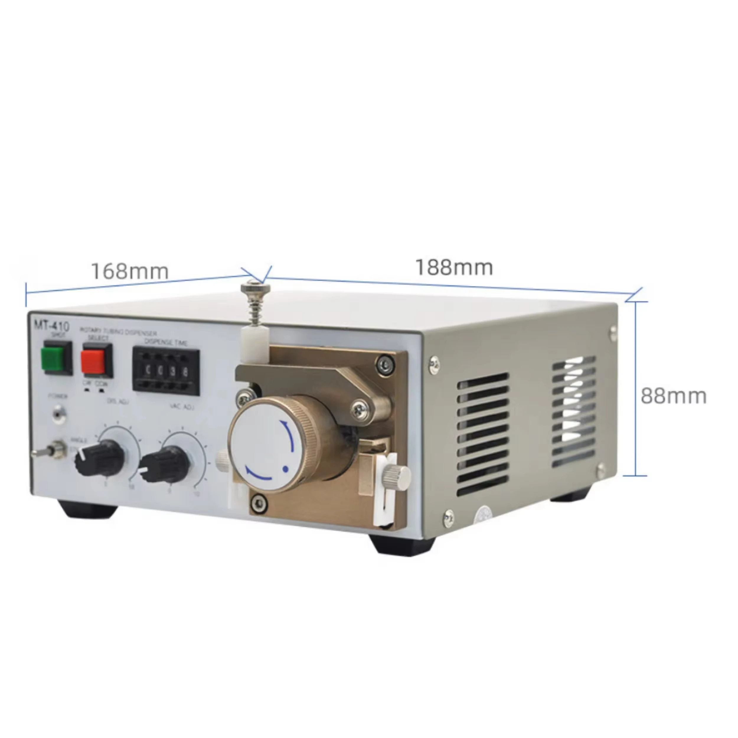 MT-410 Rotary Tubing Dispenser Peristaltic Glue Dispenser Quick Dry Glue Liquid Dispensing Machine With Suction Function
MT-410 Rotary Tubing Dispenser Peristaltic Glue Dispenser Quick Dry Glue Liquid Dispensing Machine With Suction Function