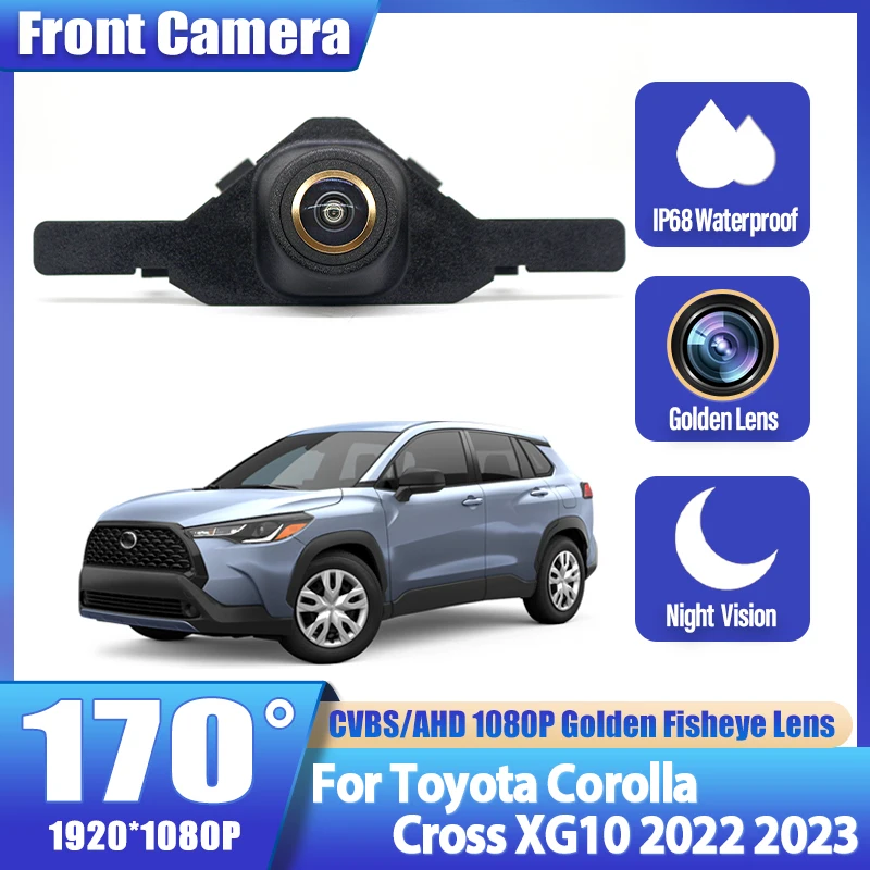 HD AHD 170° ° Широкоугольная камера ночного видения «Золотой рыбий глаз» Автомобильная парковочная камера переднего вида для Toyota Corolla Cross XG10 2022 2023
HD AHD 170° ° Широкоугольная камера ночного видения «Золотой рыбий глаз» Автомобильная парковочная камера переднего вида для Toyota Corolla Cross XG10 2022 2023