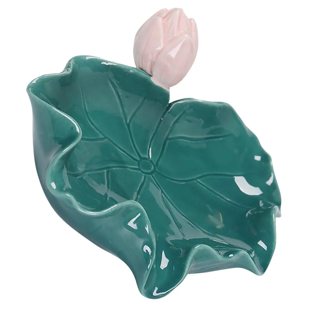 Ceramic Soap Dish with Lotus Leaf Shape Self-Draining Feature Green Bath Accessory for Shower Bathtub Sink Organizer
Ceramic Soap Dish with Lotus Leaf Shape Self-Draining Feature Green Bath Accessory for Shower Bathtub Sink Organizer