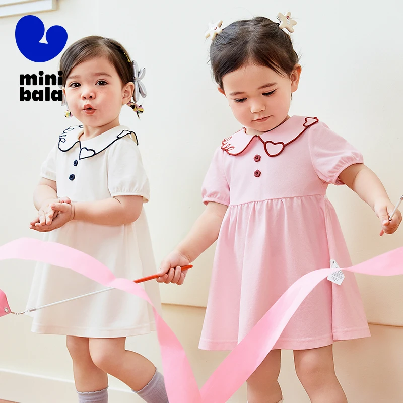 Mini Bala Girls Cooling Antibacterial Dress 2025 Summer New Sweet Playful School Style Baby Dress
Mini Bala Girls Cooling Antibacterial Dress 2025 Summer New Sweet Playful School Style Baby Dress