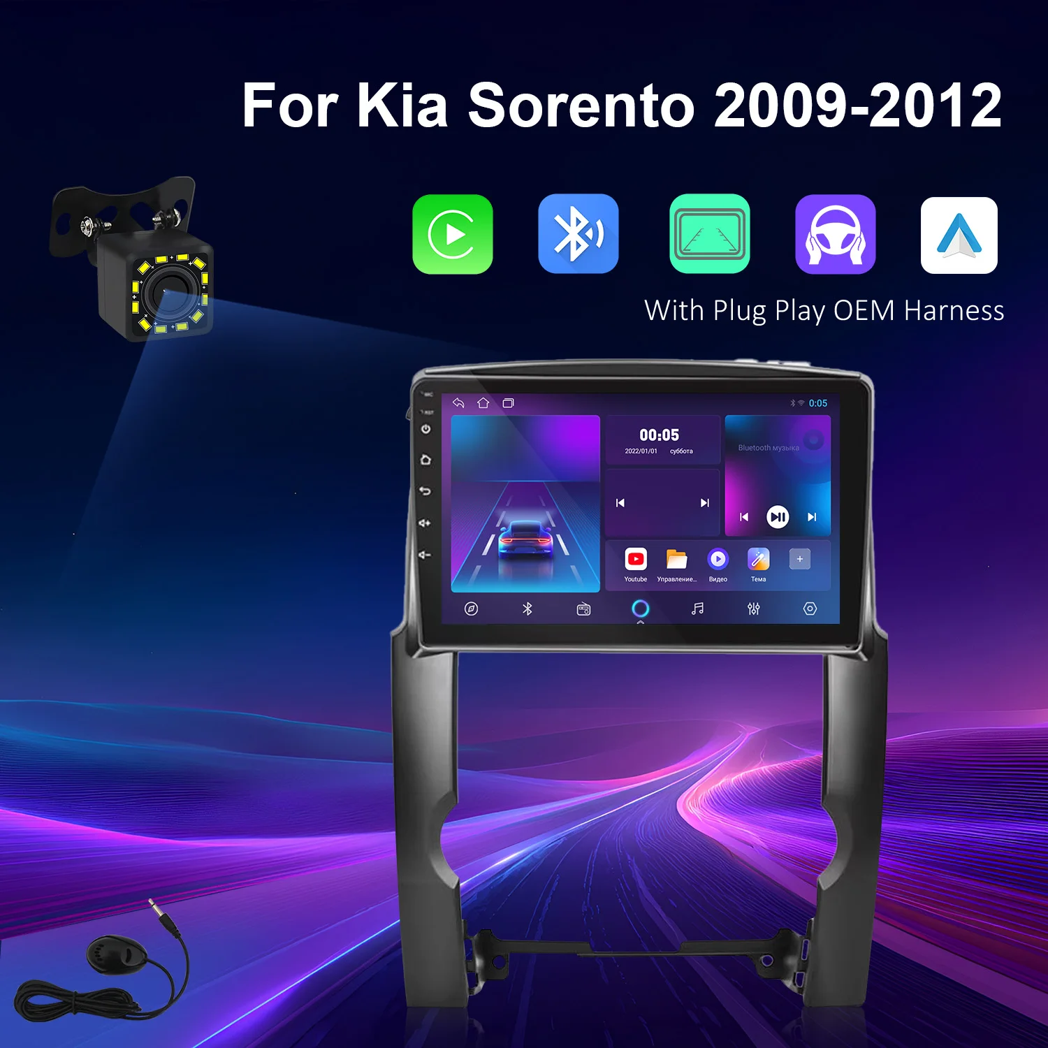 KSPIV Wireless CarPlay Android Auto Car Radio For KIA SORENTO 2009 2010 2011 2012 Car DVD Player 4G WIFI GPS Autoradio
KSPIV Wireless CarPlay Android Auto Car Radio For KIA SORENTO 2009 2010 2011 2012 Car DVD Player 4G WIFI GPS Autoradio