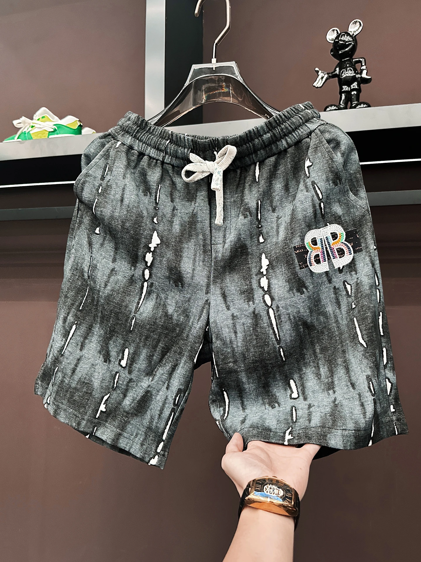 Men's Casual orts Summer New Faion Brand Sli Letter Sport Straight Five-Quarter Pants Comfortable Breathable Lightweight
Men's Casual orts Summer New Faion Brand Sli Letter Sport Straight Five-Quarter Pants Comfortable Breathable Lightweight