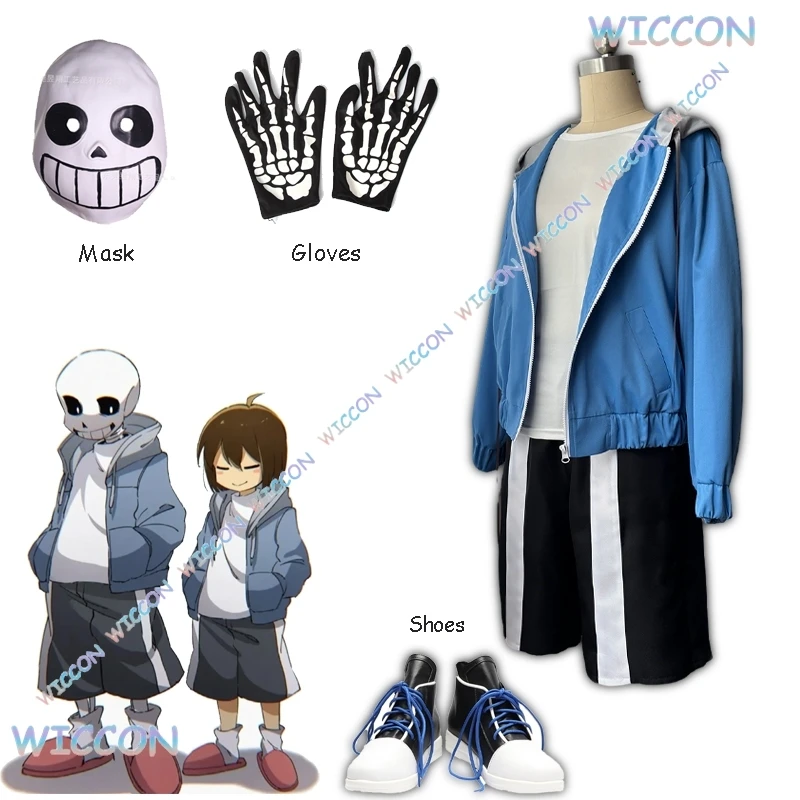 Sans Косплэй толстовки шорты космический костюм Undertale куртка Sans обувь на молнии маска перчатки Хэллоуин полный комплект одежды унисекс
Sans Косплэй толстовки шорты космический костюм Undertale куртка Sans обувь на молнии маска перчатки Хэллоуин полный комплект одежды унисекс
