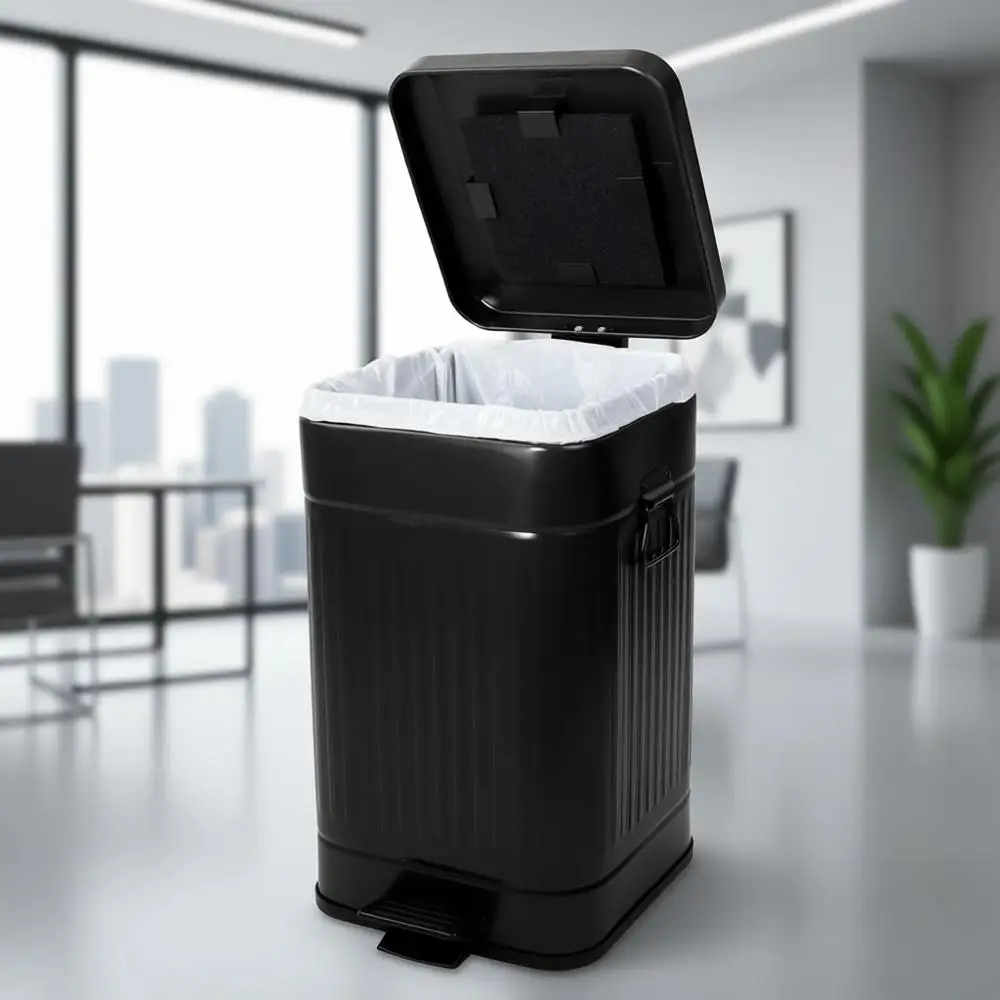 Outdoor 12L Dog Waste Bin with Lid - Black, Odor Control for Backyard
Outdoor 12L Dog Waste Bin with Lid - Black, Odor Control for Backyard