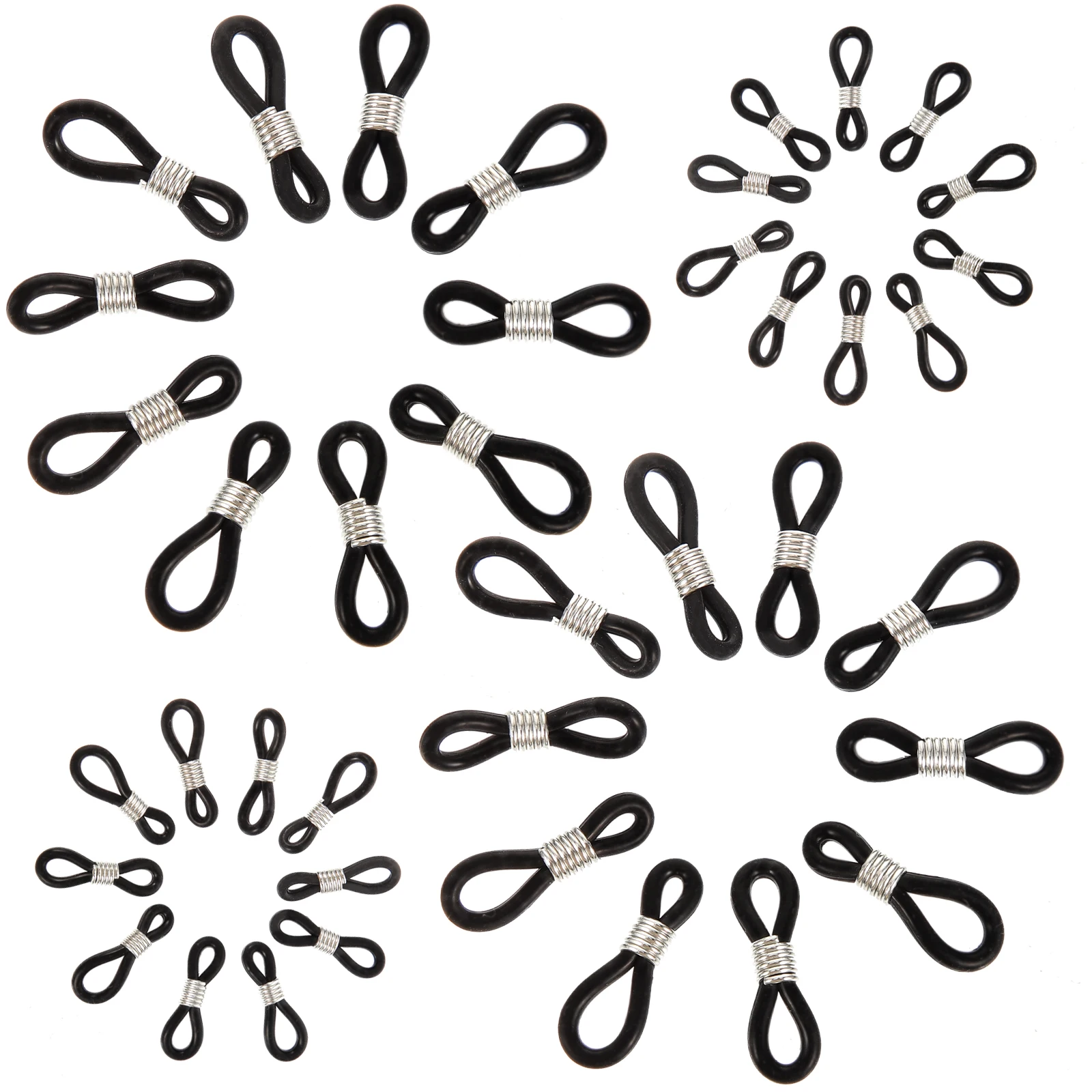 100pcs Eyeglass Chain Accessories Silicone Stainless Steel Holder Clip Ends for Women Glasses Anti Slip Connector Parts
100pcs Eyeglass Chain Accessories Silicone Stainless Steel Holder Clip Ends for Women Glasses Anti Slip Connector Parts