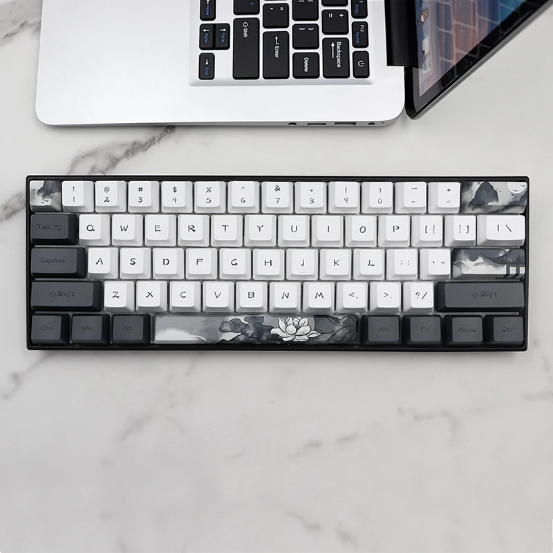 140 Keys Ink Lotus Flowers Keycaps Set OEM Profile Key Caps PBT Dye Sublimation Keycap For MX Switch Mechanical Keyboard
140 Keys Ink Lotus Flowers Keycaps Set OEM Profile Key Caps PBT Dye Sublimation Keycap For MX Switch Mechanical Keyboard