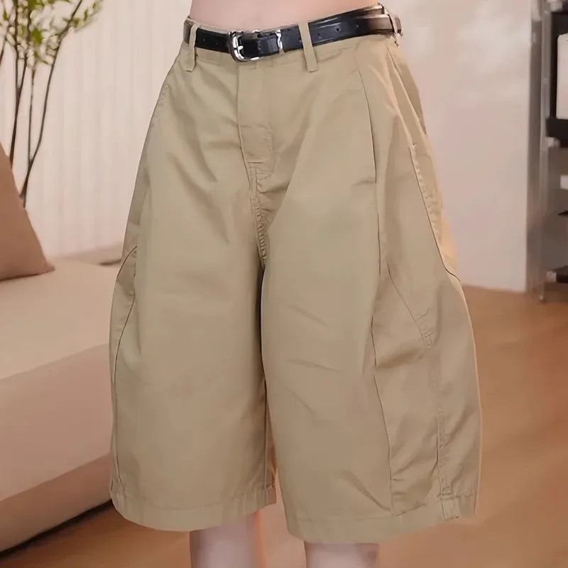 Women's High Waist Baggy Cargo Shorts Casual Loose Wide Leg Summer Streetwear
Women's High Waist Baggy Cargo Shorts Casual Loose Wide Leg Summer Streetwear