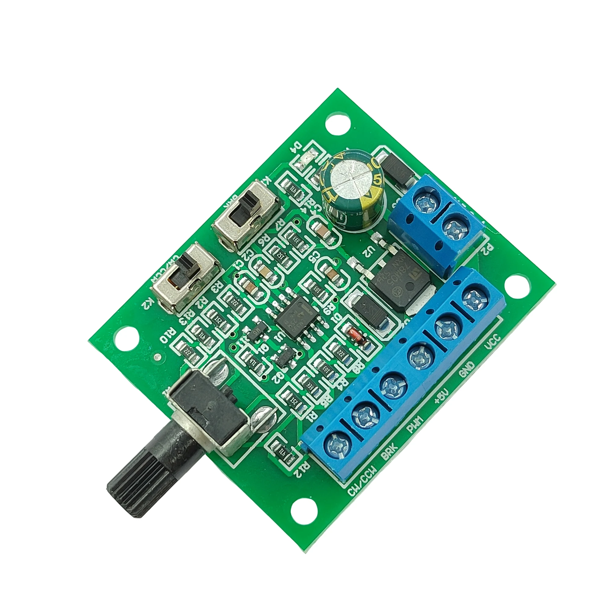 DC8-24V Brushless DC Motor Speed Controller, PWM Speed Control Board
DC8-24V Brushless DC Motor Speed Controller, PWM Speed Control Board