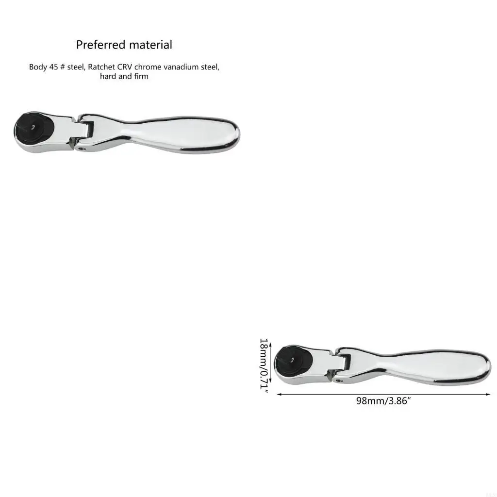 P82E Durable Mini Micro Ratchet Wrench Socket Batch Head Quick Wrench Square Head
P82E Durable Mini Micro Ratchet Wrench Socket Batch Head Quick Wrench Square Head