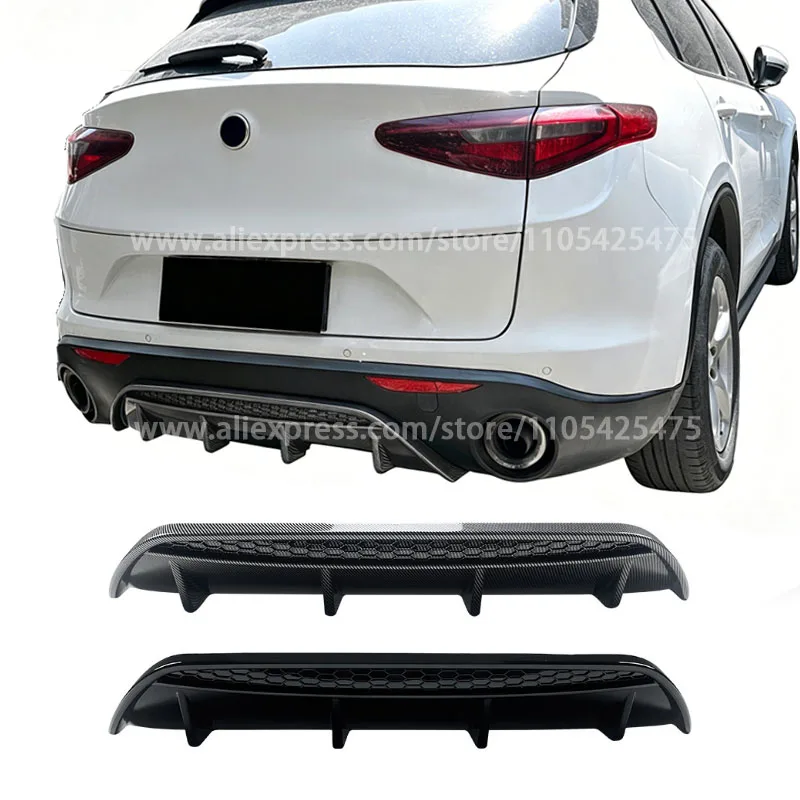Glossy black Rear Bumper Diffuser Spoiler Lip For Alfa romeo Stelvio 2017+ Body Kit Splitter Carbon pattern
Glossy black Rear Bumper Diffuser Spoiler Lip For Alfa romeo Stelvio 2017+ Body Kit Splitter Carbon pattern