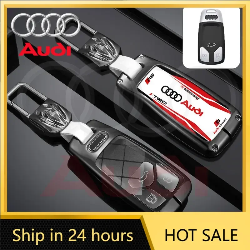 2025 Hot Alloy Car Smart Remote Key Case Cover Protector Holder Shell for Audi A4 A4L A5 Q5 Q7 TT TTS 8S B9 2016 2017 2018 Acces
2025 Hot Alloy Car Smart Remote Key Case Cover Protector Holder Shell for Audi A4 A4L A5 Q5 Q7 TT TTS 8S B9 2016 2017 2018 Acces