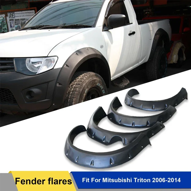 Fender Flare Guard Trim Wheel Arch Accessories Mudguards for Mitsubishi Triton 2006 -2014 for Mitsubishi L200 Matte Black 4PCS
Fender Flare Guard Trim Wheel Arch Accessories Mudguards for Mitsubishi Triton 2006 -2014 for Mitsubishi L200 Matte Black 4PCS