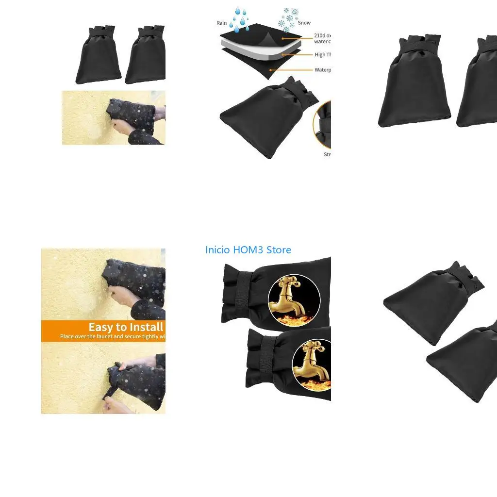 A5YD Outdoor Faucet Cover Winter Antifreeze HouseholdGarden Tap Sock Freeze Ice Insulation Waterproof Heat Preservation
A5YD Outdoor Faucet Cover Winter Antifreeze HouseholdGarden Tap Sock Freeze Ice Insulation Waterproof Heat Preservation
