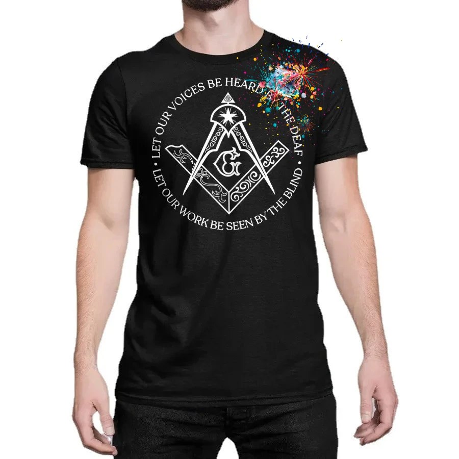 Freemason Sacred Work Square & Compass Symbol Masonic T-Shirt 100% Cotton O-Neck Short Sleeve Casual Mens T-shirt Size S-3XL
Freemason Sacred Work Square & Compass Symbol Masonic T-Shirt 100% Cotton O-Neck Short Sleeve Casual Mens T-shirt Size S-3XL