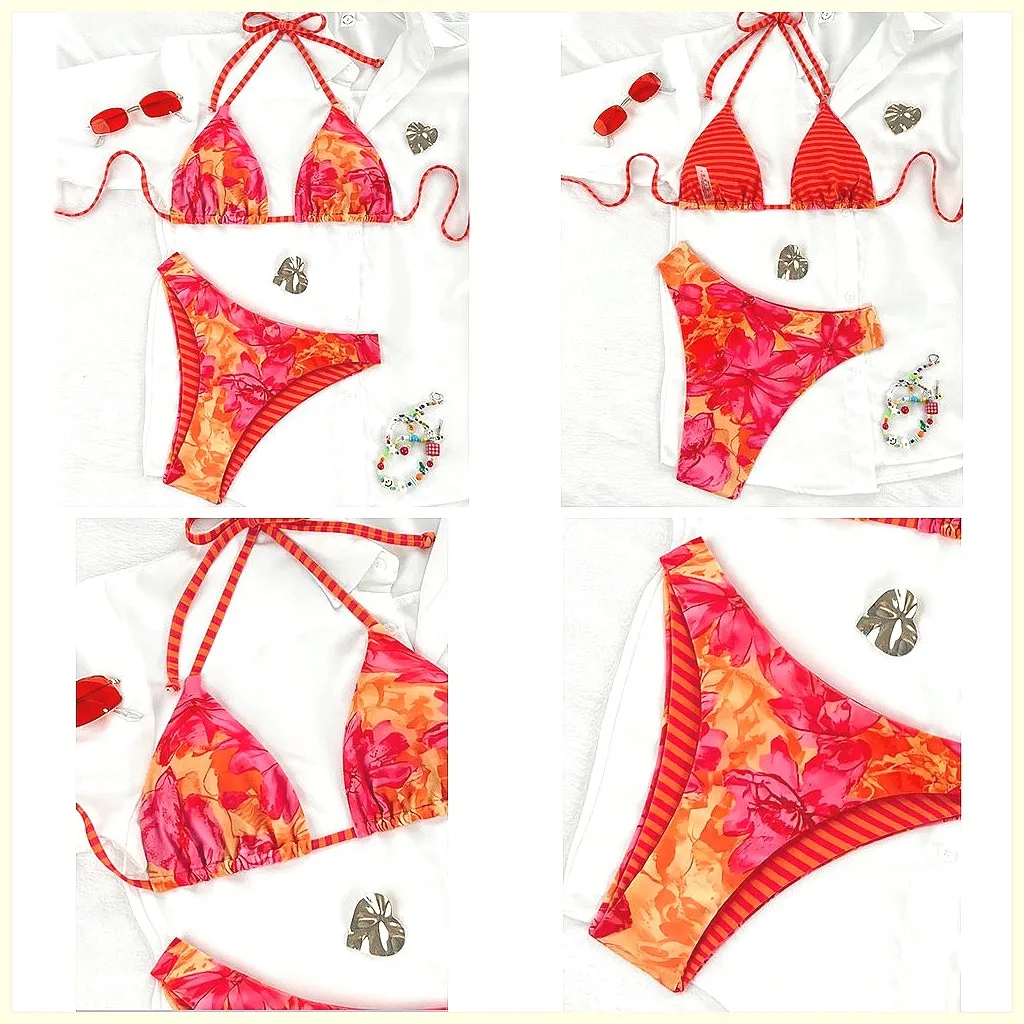 Сексуальный бразильский комплект бикини с цветочным принтом для женщин, летний пляжный купальник из двух частей (72 символа)
Сексуальный бразильский комплект бикини с цветочным принтом для женщин, летний пляжный купальник из двух частей (72 символа)