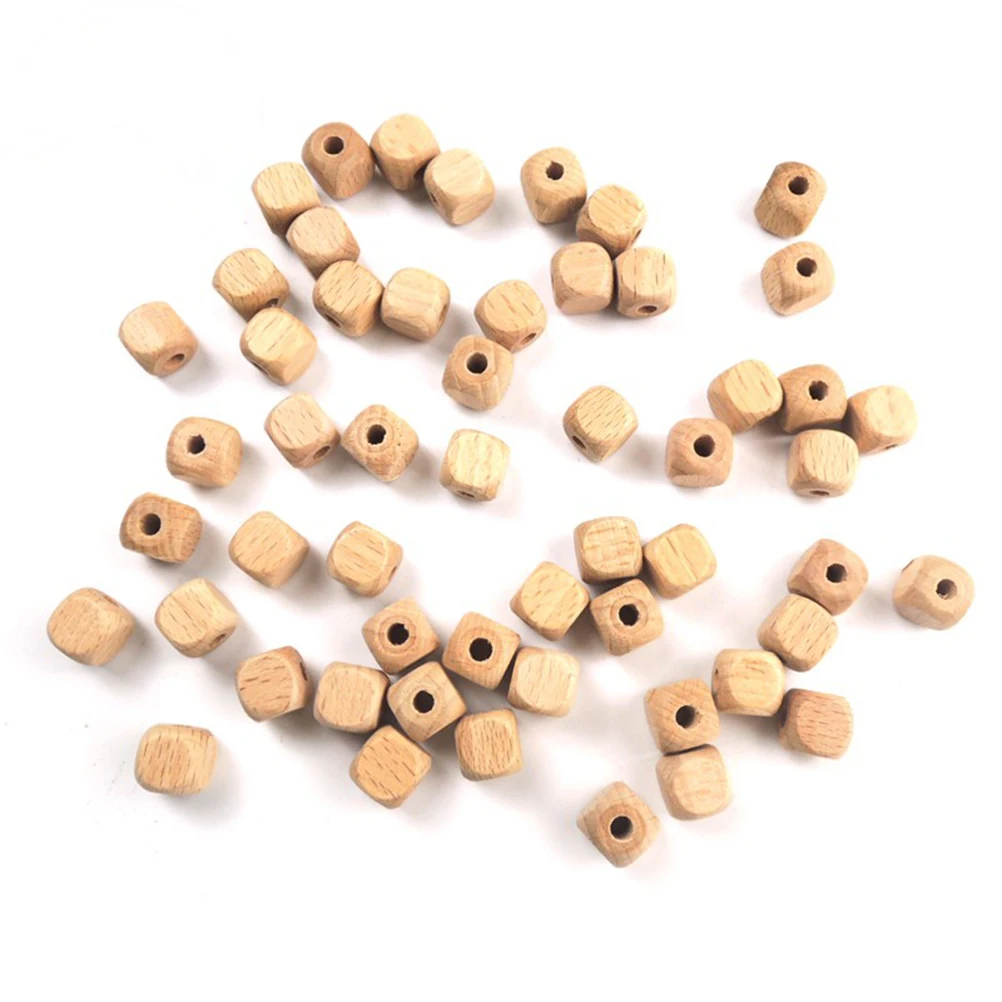 50 pcs Wooden Beads Bracelet Natural Wood Square Shaped DIY Craft Jewelry Making Gifts Sets for Friends Families
50 pcs Wooden Beads Bracelet Natural Wood Square Shaped DIY Craft Jewelry Making Gifts Sets for Friends Families