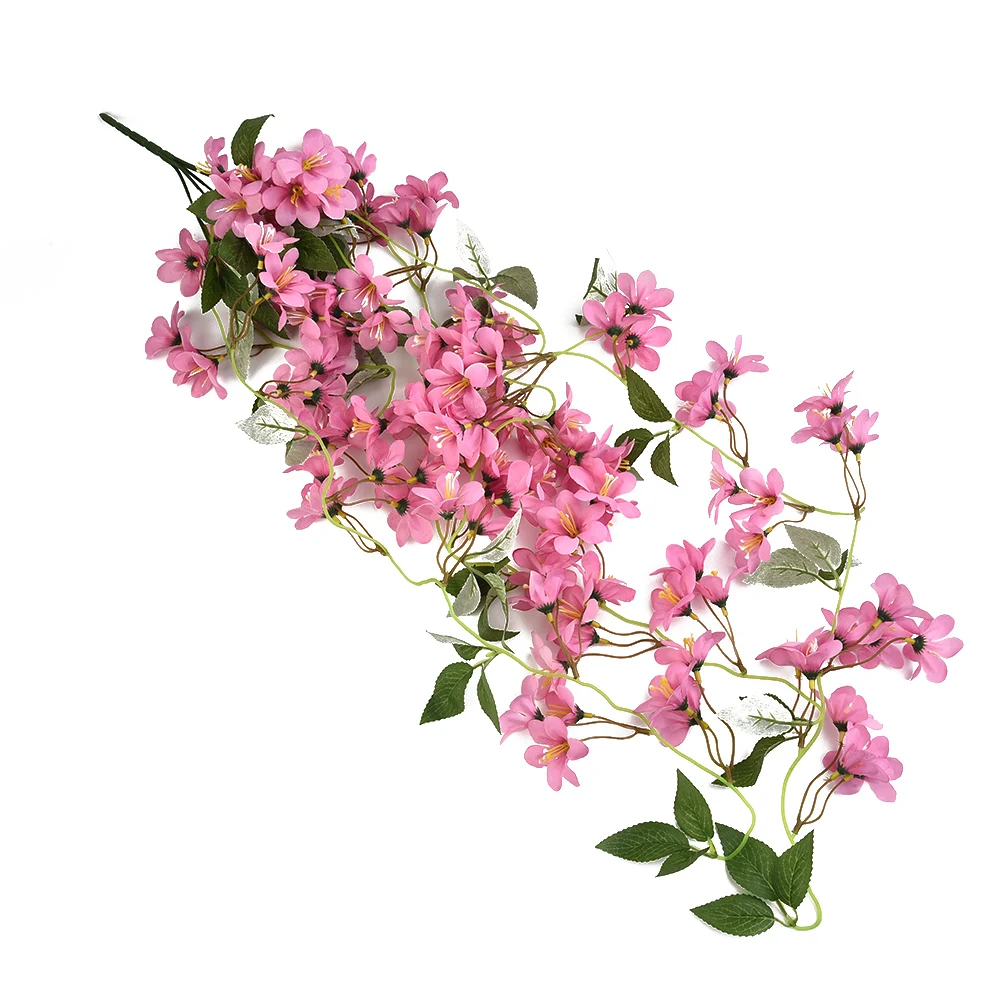 Artificial Flower Morning Glory Simulation Winter Jasmine Fake Plant Flower Vine Silk+Plastic 100cm DIY Home/Garden Decoration
Artificial Flower Morning Glory Simulation Winter Jasmine Fake Plant Flower Vine Silk+Plastic 100cm DIY Home/Garden Decoration