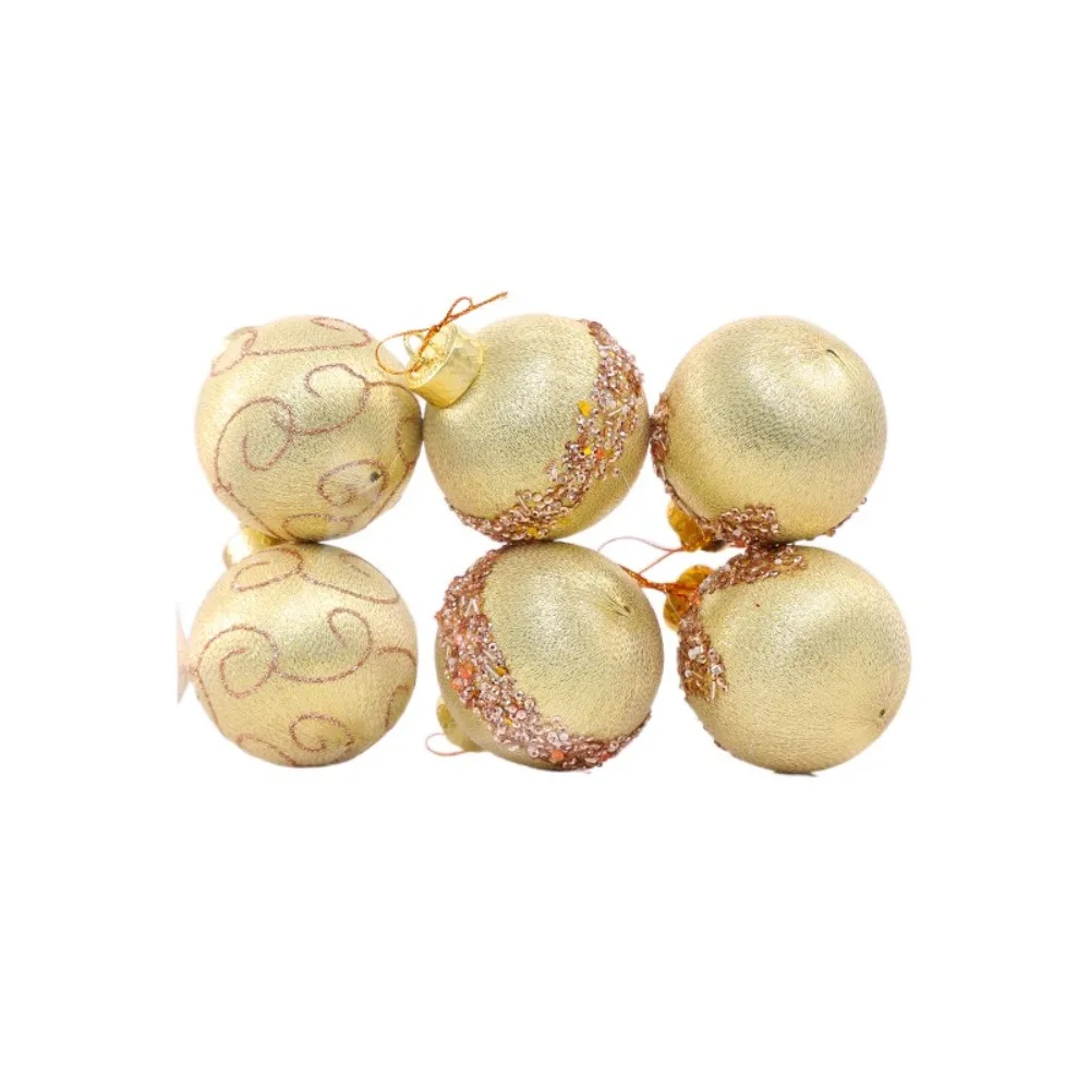 6pcs 8CM Christmas Ball Set Painted Delicate Electroplating Ball Creative Waterproof Christmas Tree Decoration Pendant Gift
6pcs 8CM Christmas Ball Set Painted Delicate Electroplating Ball Creative Waterproof Christmas Tree Decoration Pendant Gift
