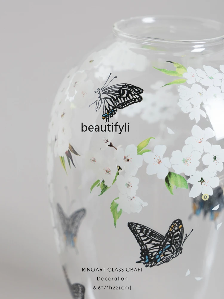 Modern Light Luxury Simple Designer Model Pastoral Style Enamel Glaze Glass Vase Decoration Living Room Flower Arrangement
Modern Light Luxury Simple Designer Model Pastoral Style Enamel Glaze Glass Vase Decoration Living Room Flower Arrangement