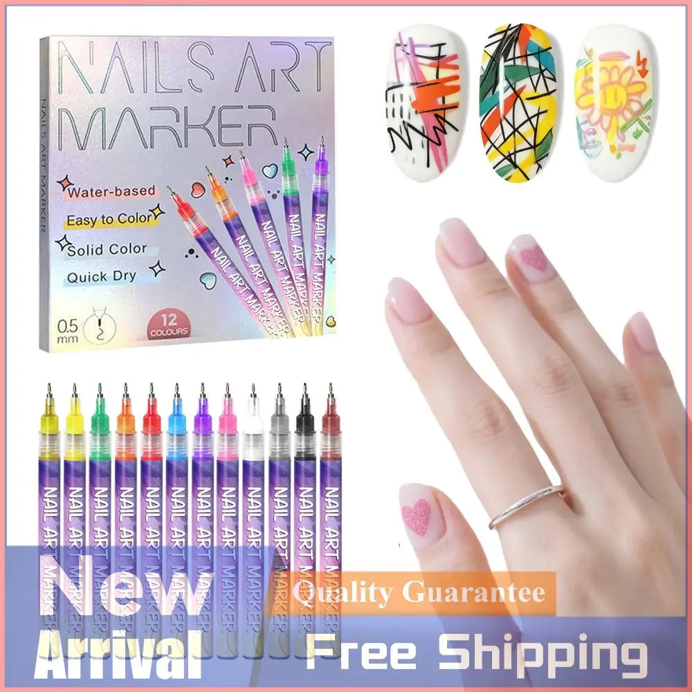12-цветные ручки для дизайна ногтей, 0,5 мм, ручки для лака для ногтей, набор акриловых ручек, водонепроницаемые и быстросохнущие
12-цветные ручки для дизайна ногтей, 0,5 мм, ручки для лака для ногтей, набор акриловых ручек, водонепроницаемые и быстросохнущие