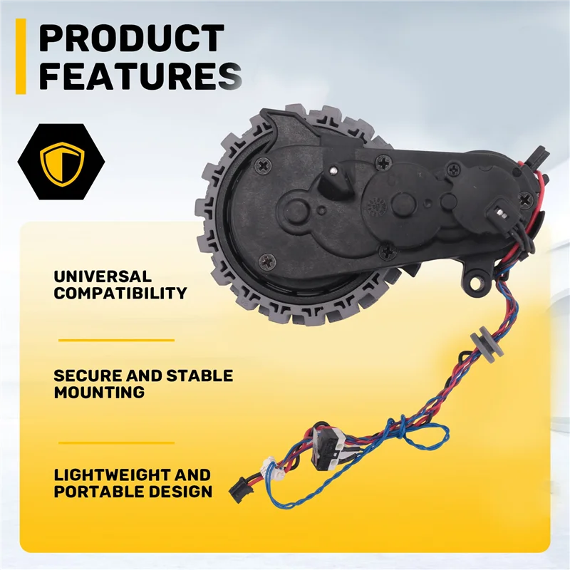 ABPQ-Vacuum Drive Traveling Wheel For Ecovacs Deebot X1/X1spro/X1 OMNI/T10 OMNI/T20 Robot Vacuum Cleaner Parts Right
ABPQ-Vacuum Drive Traveling Wheel For Ecovacs Deebot X1/X1spro/X1 OMNI/T10 OMNI/T20 Robot Vacuum Cleaner Parts Right