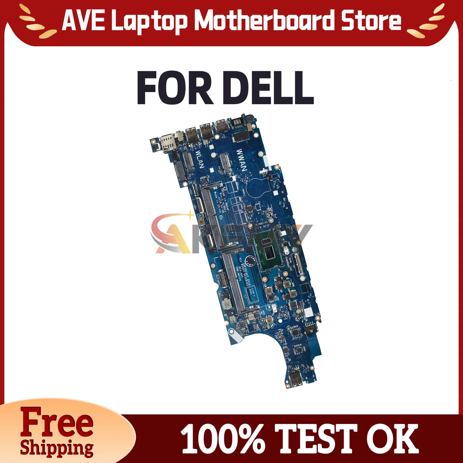 LA-G894P Motherboard For DELL Latitude 5400 0M9MXD 043NHW 03TWCF 04CMGR Laptop Mainboard I3 I5 I7 8th Gen Fully Tested
LA-G894P Motherboard For DELL Latitude 5400 0M9MXD 043NHW 03TWCF 04CMGR Laptop Mainboard I3 I5 I7 8th Gen Fully Tested