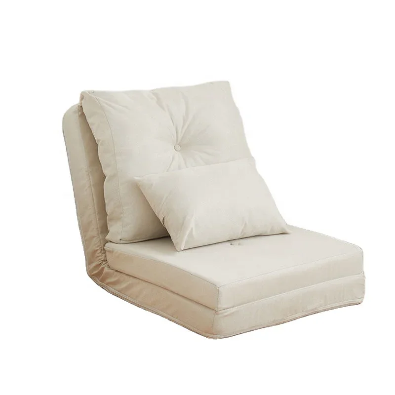 Modern folding fabric sofa bed with metal frame, suitable for small living rooms, space-saving furniture
Modern folding fabric sofa bed with metal frame, suitable for small living rooms, space-saving furniture