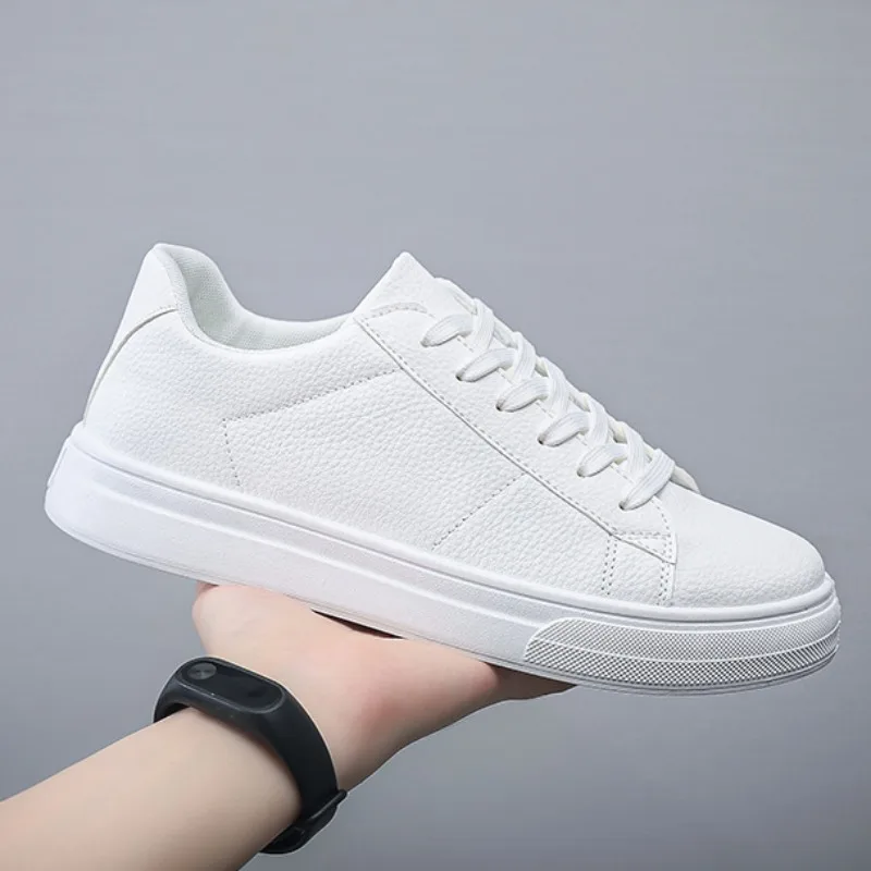 Flat Men Shoes White Male Sneakers Casual Shoes Sports for Men Classic Men Leather Shoes Spring All-match Men's Vulcanized Shoe
Flat Men Shoes White Male Sneakers Casual Shoes Sports for Men Classic Men Leather Shoes Spring All-match Men's Vulcanized Shoe