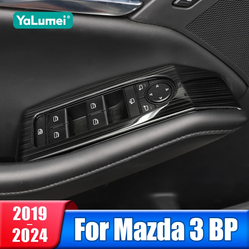 Car Inner Door Armrest Window Switch Adjust Panel Cover For Mazda 3 BP 2019 2020 2021 2022 2023 2024 Stainless Trim Accessories
Car Inner Door Armrest Window Switch Adjust Panel Cover For Mazda 3 BP 2019 2020 2021 2022 2023 2024 Stainless Trim Accessories