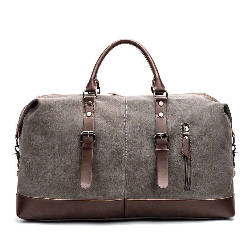 European and American large-capacity men's travel handbag, casual canvas with faux leather crossbody bag, luggage bag
European and American large-capacity men's travel handbag, casual canvas with faux leather crossbody bag, luggage bag