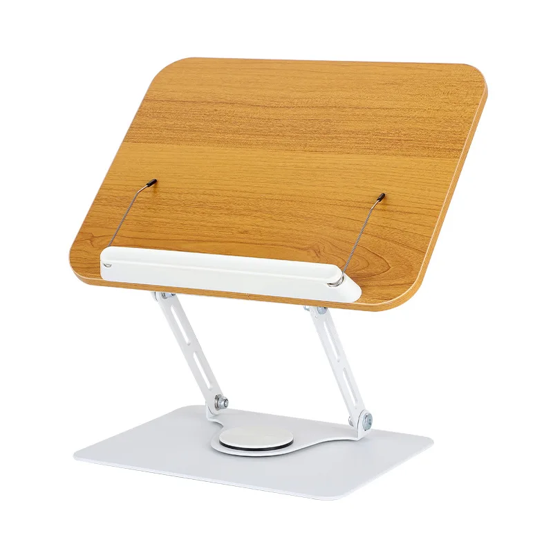 Adjustable Folding Book Holder Stand Desktop Riser Reading Rack with 360° Rotating Base Wood Multi-functional Tablet Stand
Adjustable Folding Book Holder Stand Desktop Riser Reading Rack with 360° Rotating Base Wood Multi-functional Tablet Stand