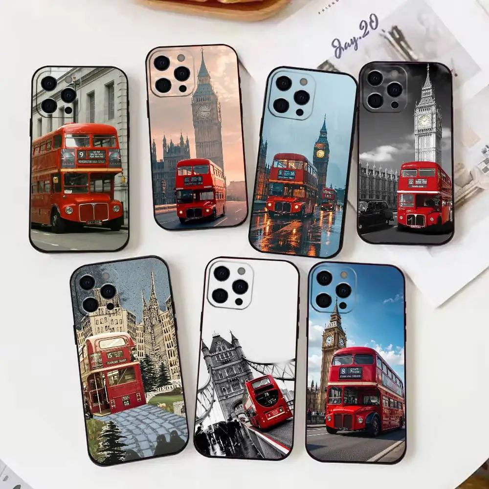 London Red Double decker Bus Phone Case For iPhone 17,16,15,14,13,12,11 Plus,Pro Max,XS,Soft Silicone Black Cover
London Red Double decker Bus Phone Case For iPhone 17,16,15,14,13,12,11 Plus,Pro Max,XS,Soft Silicone Black Cover