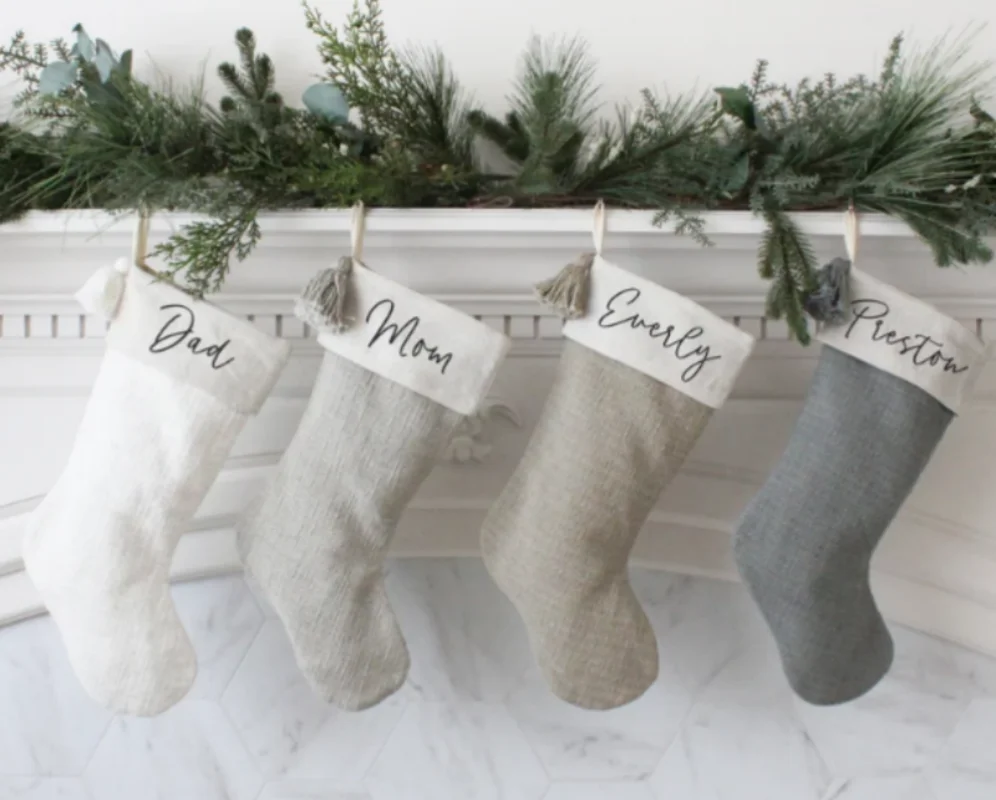 New Personalized Printing Amazon Imitation linen Christmas Socks Christmas Gift Packaging Burlap Bag Socks
New Personalized Printing Amazon Imitation linen Christmas Socks Christmas Gift Packaging Burlap Bag Socks