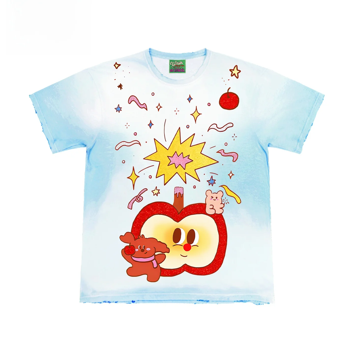Fruit Platter Short Sleeve Artist Designed Children's Fun Sense of Artwork Handkerchief Fashionable Spring Collection China
Fruit Platter Short Sleeve Artist Designed Children's Fun Sense of Artwork Handkerchief Fashionable Spring Collection China