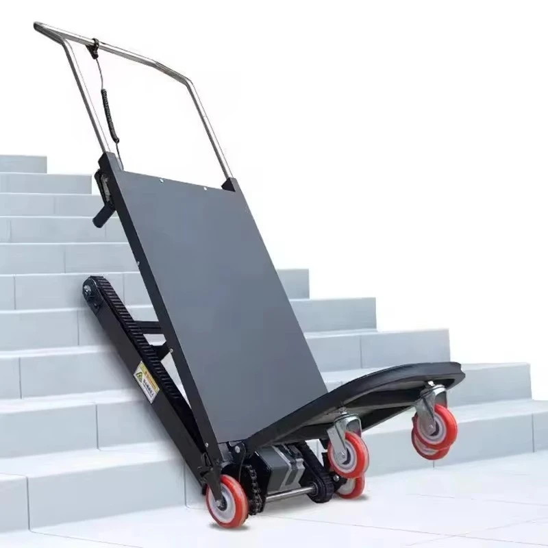 Crawler Stair Climbing Machine Electric Foldable Dolly Cart Trolley With Belt 400kg Steel Platform Stair Climber
Crawler Stair Climbing Machine Electric Foldable Dolly Cart Trolley With Belt 400kg Steel Platform Stair Climber