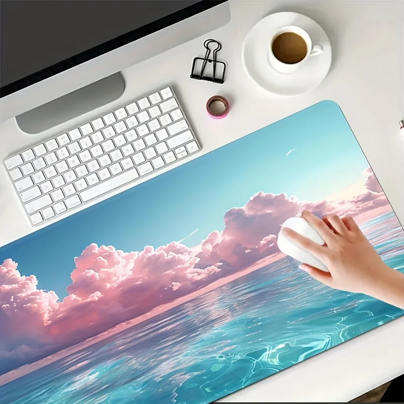 Seaside Pink Cloud mouse pad: Ocean-Themed Non-Slip Rubber Pad for Gaming/Office Use, Ideal Gift for Couples & Tech Enthusiasts
Seaside Pink Cloud mouse pad: Ocean-Themed Non-Slip Rubber Pad for Gaming/Office Use, Ideal Gift for Couples & Tech Enthusiasts