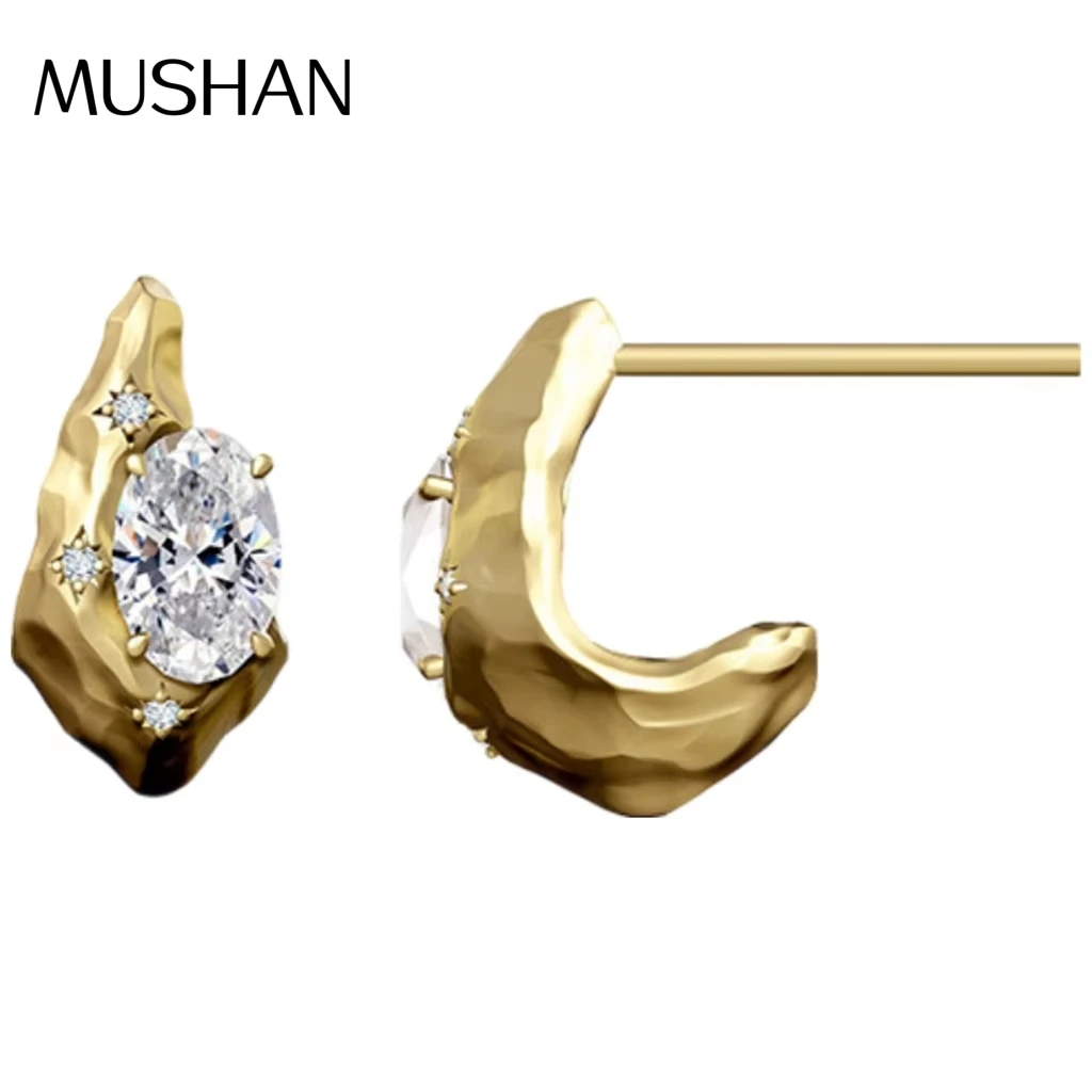 MUSHAN Custom Jewelry 925 Sterling Silver Earring Moissanite D Color VVS Designer Bride Dreamy Bridal Earrings Diamond
MUSHAN Custom Jewelry 925 Sterling Silver Earring Moissanite D Color VVS Designer Bride Dreamy Bridal Earrings Diamond