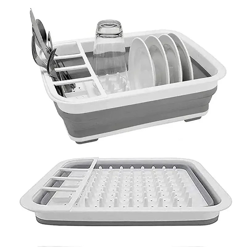 ABMO Foldable Kitchen Dish Rack For Storing Tableware, Bowls And Chopsticks, Drain Tray, Household Drying Rack
ABMO Foldable Kitchen Dish Rack For Storing Tableware, Bowls And Chopsticks, Drain Tray, Household Drying Rack