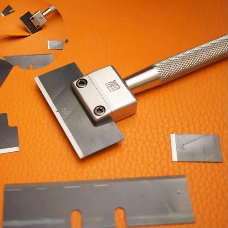 Сменный нож для резки кожи, инструмент для рукоделия, для производства сумок, вспомогательный инструмент для шитья, нож для кожи
Сменный нож для резки кожи, инструмент для рукоделия, для производства сумок, вспомогательный инструмент для шитья, нож для кожи