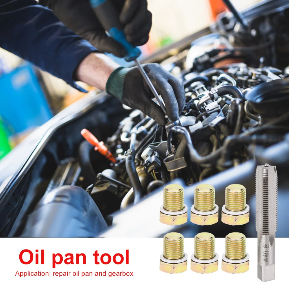 Portable Oil Pan Drain Sump Plug Key M13x1.25mm Iron Oil Pan Thread Repair Tools Kit Sump Drain Plug Repair Kit
Portable Oil Pan Drain Sump Plug Key M13x1.25mm Iron Oil Pan Thread Repair Tools Kit Sump Drain Plug Repair Kit